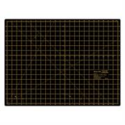 HEMLINE GOLD - A2 Cutting Mat 60 X 45Cmlarge black w gold print