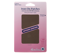 Iron-On Patches Polycotton Twill, Khaki