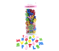 Buttons - Bulk pack - Novelty Packs Alphabet