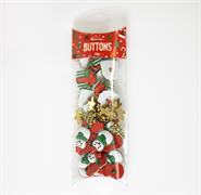 NOVELTY PACKS - ASSORTED XMAS - Button Bulk Pack - 45grams