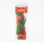 NOVELTY PACKS - XMAS DESIGNS - Button Bulk Pack - 45grams