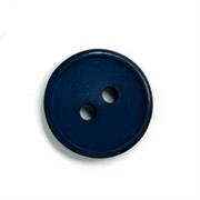 HEMLINE BUTTONS - Nylon Round Button - navy 15mm