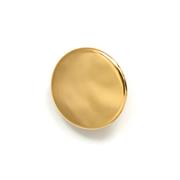 HEMLINE BUTTONS - Metal Brushed Shank Button - gold 15mm