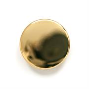 Round shank button - gold