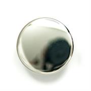 HEMLINE BUTTONS - Metal Brushed Shank Button - silver 22mm