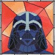 DIAMOND DOTZ - Darth Vader Stained Glass - 32 x 32cm