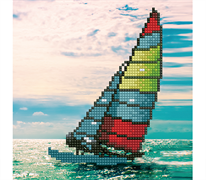 Diamond Art - Sailboat - 20 x 20cm