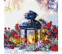 Diamond Art - Lantern - 30 x 30 cm