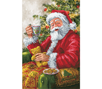 Diamond Dotz Santa's Cuppa - 52  x 80cm (20.5 x 31.5in)