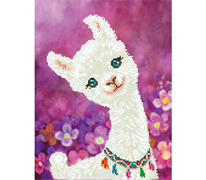 Diamond Dotz Lulu Llama - 32 x 42cm (12.6 x 16.5in)