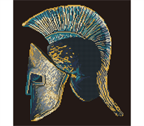 Diamond Dotz Spartan Symbol - 41 x 44cm (16.1 x 17.3in)