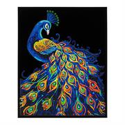 DIAMOND DOTZ - Neon Peacock - 35.5 x 45.7cm
