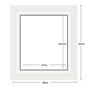 DIAMOND DOTZ - Aperture:27 X 36.5Cm White/White