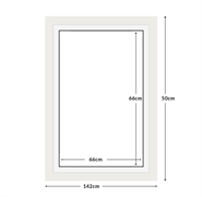 DIAMOND DOTZ - Aperture:66 X 90Cm White/White