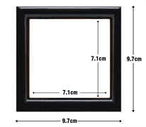 Diamond Dotz Ddsk Frame - Black - plastic - 9.6 x 9.6cm