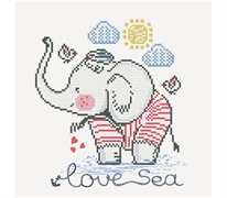 DIAMOND DOTZ - Love Sea - 32 x 32cm (12.5 x 12.5in)