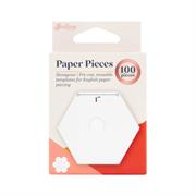 Paper Pieces - Pre-cut - Hexagon - 1" - 100pc