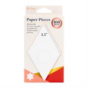 Paper Pieces - Pre-cut - Diamond - 2.5" - 100pc