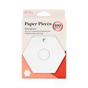 Paper Pieces - Pre-cut - Hexagon - 2" - 100pc