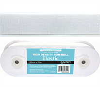 Elastic High-Density Non-Roll - 20mm White