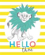 DISNEY - Simba Hello There Panel Yellow