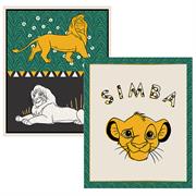 DISNEY - Simba Zebra Half Panel Multi Met. Gold