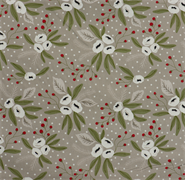 Moda - Christmas Morning - 100% Cotton 110cm - Holly Grey