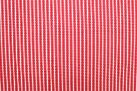 Riley Blake Printed Cotton - Stitched Stripe Red 112cm