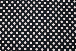 Riley Blake Printed Cotton - Polka Dots Black 112cm