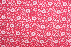 Riley Blake Printed Cotton - Flower Power Hot Pink 112cm