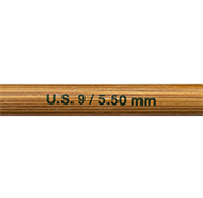 Bamboo Knitting Needles - 20cm Double Ended - 5.5mm