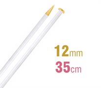 Addi Knitting Needle 35Cm X 12.00Mm - champagne/gold glitter