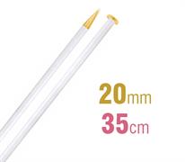 Addi Knitting Needle 35Cm X 20.00Mm - champagne/gold glitter