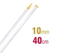 Addi Knitting Needle 40Cm X 10.00Mm - champagne/gold glitter