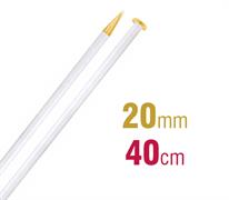 Addi Knitting Needle 40Cm X 20.00Mm - champagne/gold glitter