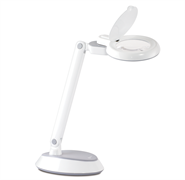 OttLite - Space-Saving LED Magnifier Desk Lamp - White