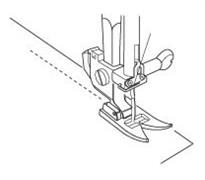 Janome Accessories - Ultra Glide Foot - Top Loading 7mm