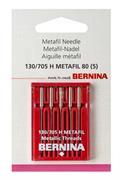 Bernina Machine Needles - Needle Packet of 5 - Metafil Size 80