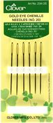 Hand Needles - Clover - Gold Eye Chenille Needles (NO.20)