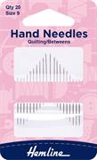 Hand Needles - Quilting/Betweens Size 9