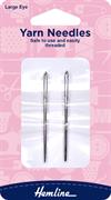 HEMLINE HANGSELL - Hand Needle - Yarn Large Eye 2Packmetal