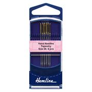 HEMLINE HANGSELL - Hand Needle - Tapestry 6 Pack - size 20 - gold eye