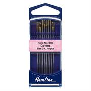 HEMLINE HANGSELL - Hand Needle - Darner 10 Pack - size 2-4 - gold eye