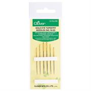 Clover Gold Eye Tapestry Needles No. 18-22