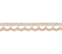 Bowtique Cotton Lace Ribbon 9mm x 5m Cream