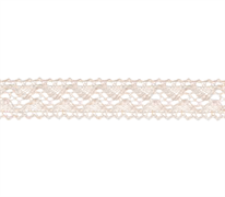 Bowtique Cotton Lace Ribbon 15mm x 5m Cream