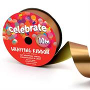 CELEBRATE - Wrapping Ribbon Matte Metallic 23mm X 10m rust