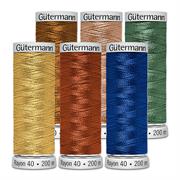 GUTERMANN - Thread Rayon 40 200M Sulky Machine Embroidery - 260 shade - 100% viscose