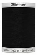 GUTERMANN - Thread Bobbin 1000M Sulky Machine Embroidery - 1005 black