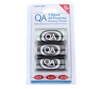 QA All Purpose Sewing Thread 3 Pack - Green Khaki Bottle